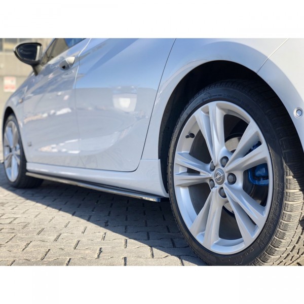 Seitenschweller Ansatz F R Opel Astra K Opc Line Schwarz Hochglanz