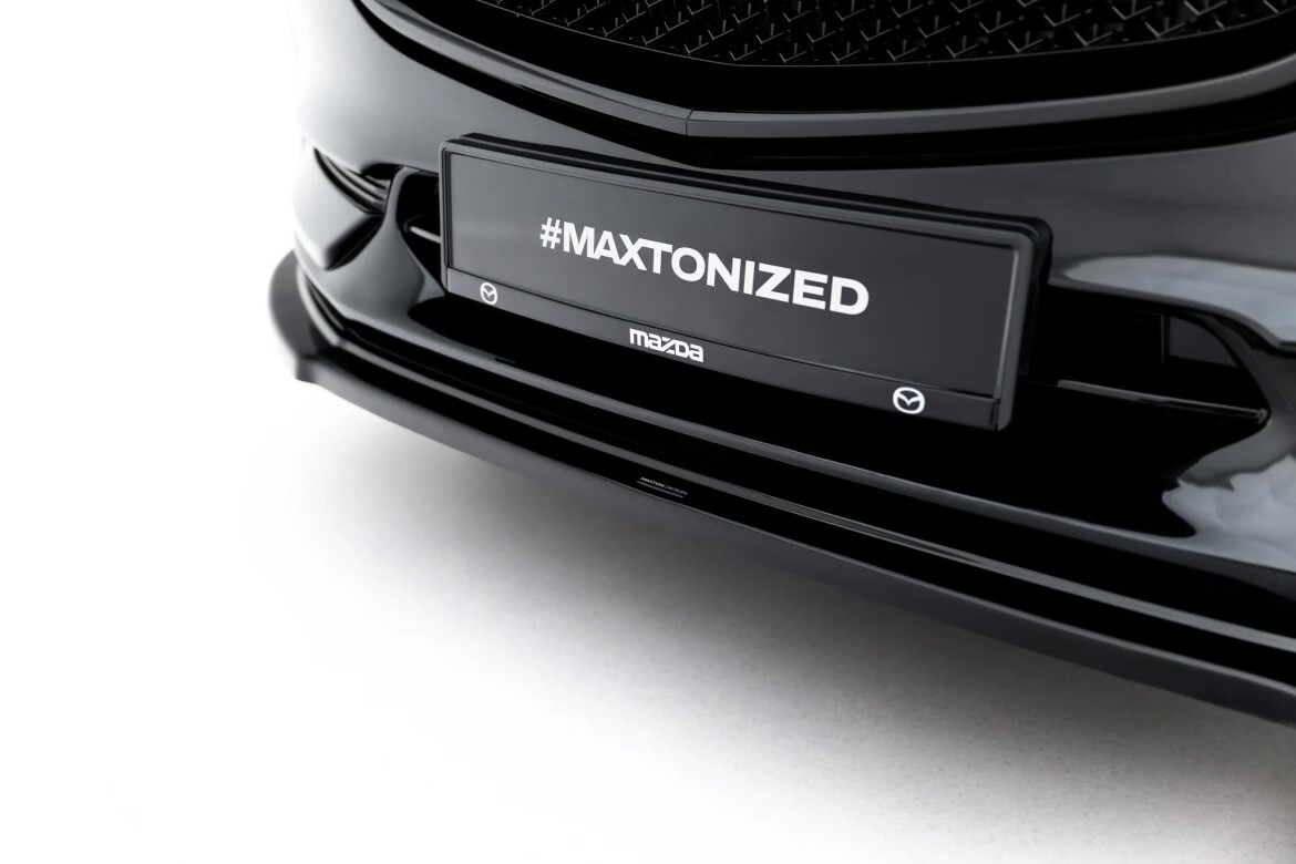 Frontlippe passend für Mazda CX-5 Mk2 schwarz Hochglanz