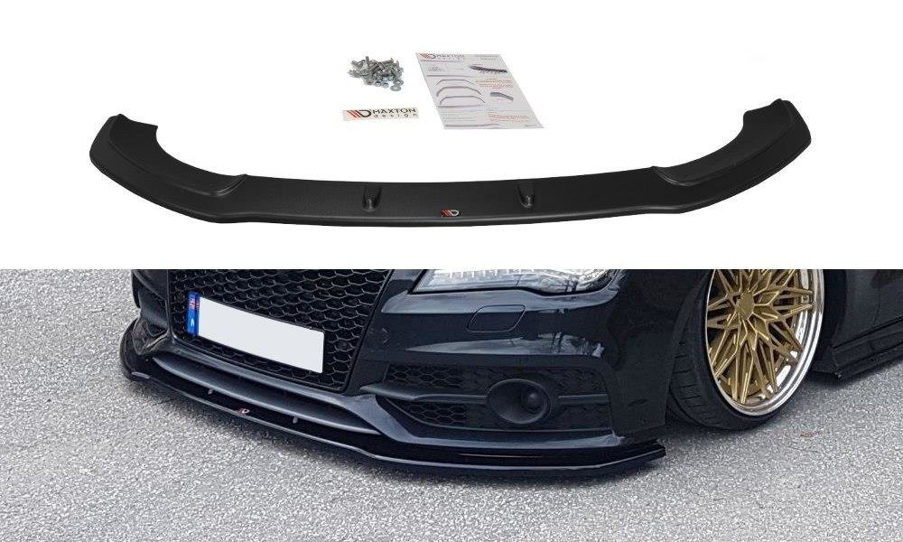 Front Ansatz V.2 für Audi S7 / A7 S-Line C7 schwarz Hochglanz