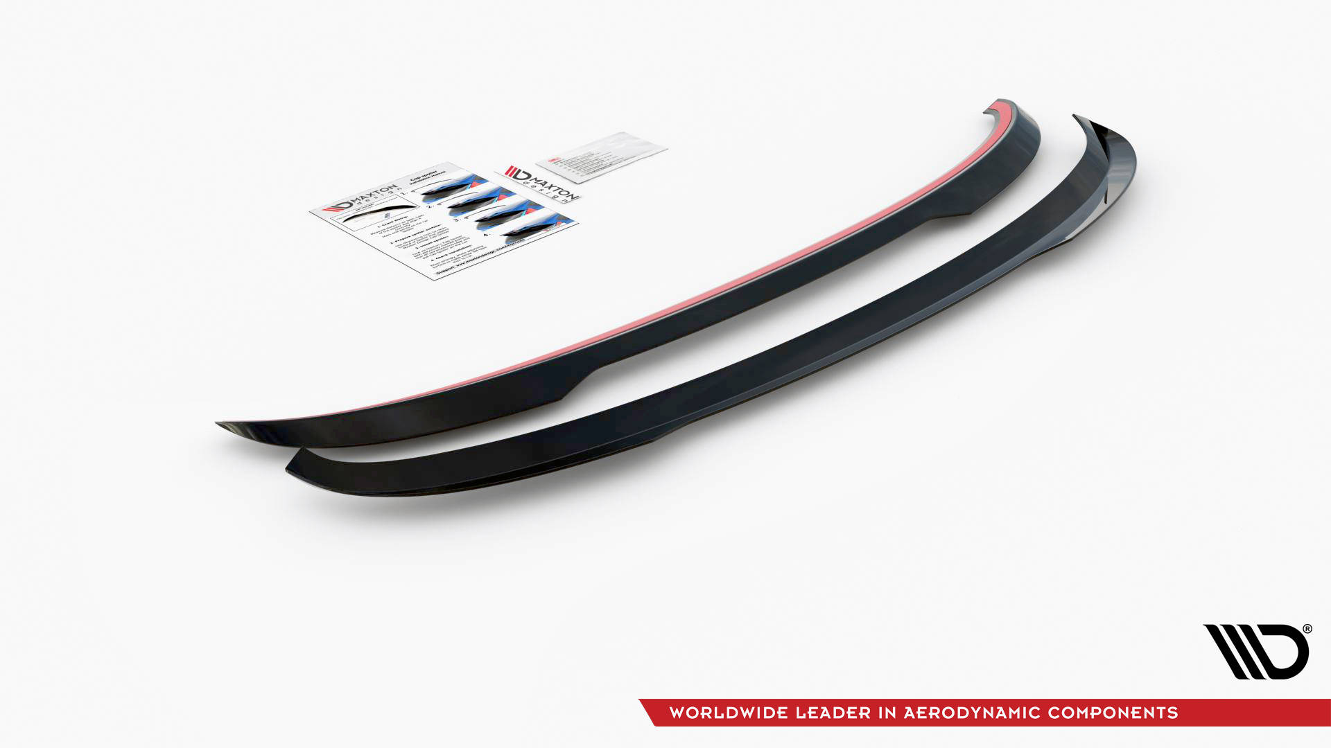 Heck Spoiler Aufsatz Abrisskante passend für Ford C-Max Mk2 schwarz Hochglanz