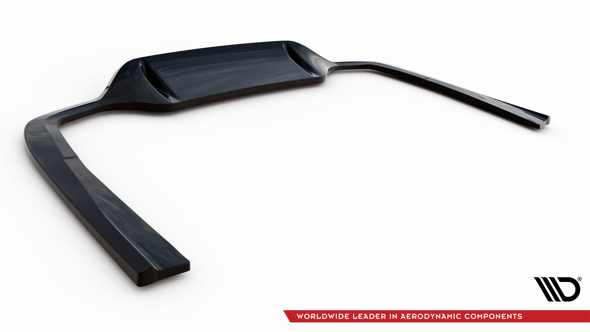 Street+ Mittlerer Diffusor RACE Heck Ansatz passend für Mercedes E AMG-Line Limousine W213 FL schwarz Hochglanz