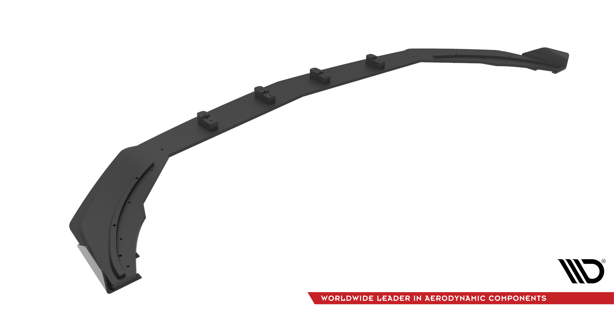 Street Pro Spoilerlippe Front Ansatz + Flaps passend für Mercedes A35 AMG / AMG-Line Aero Pack W177 schwarz Hochglanz
