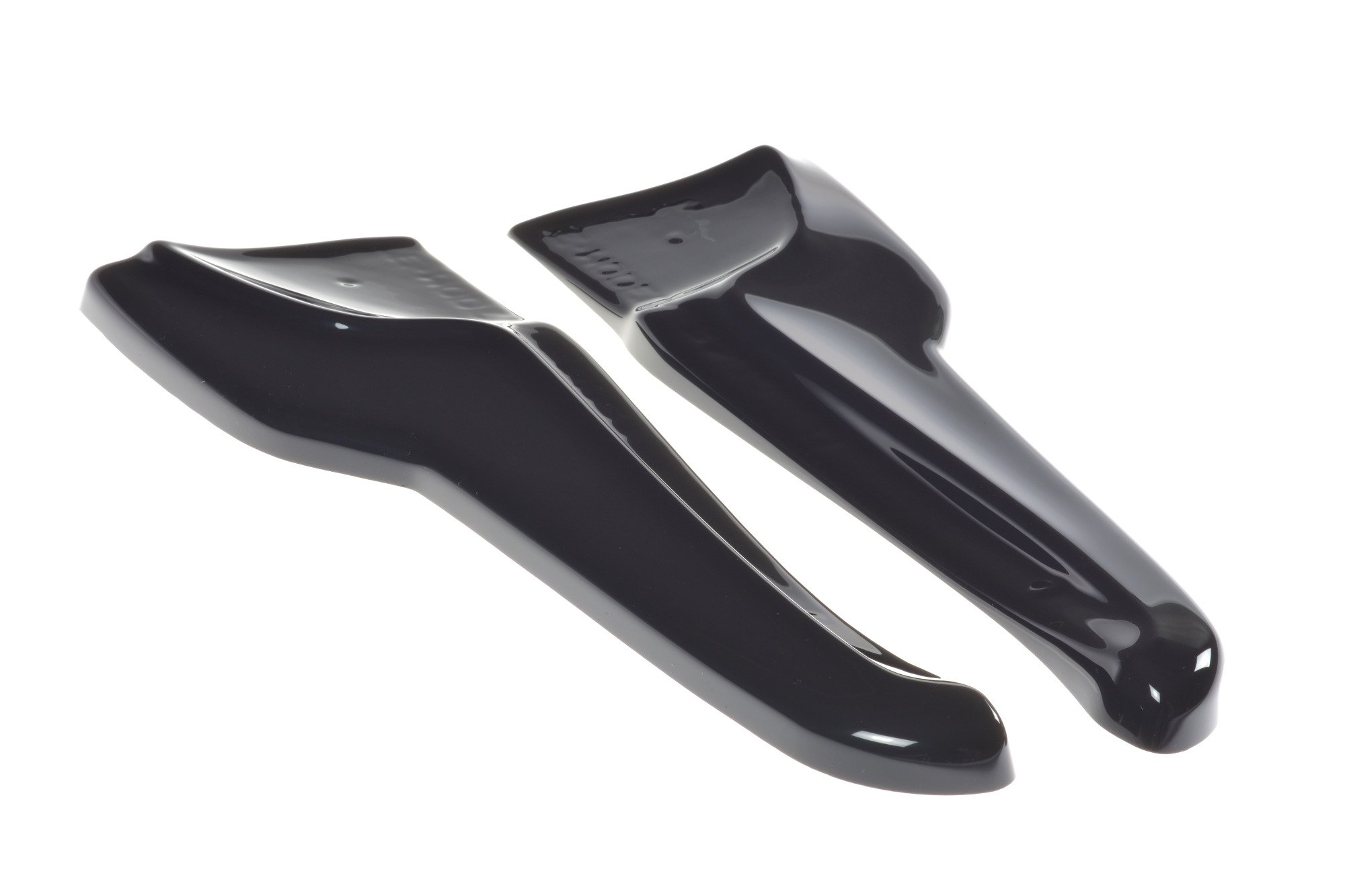 Diffusor Flaps V.2 passend für Tesla MODEL X schwarz Hochglanz