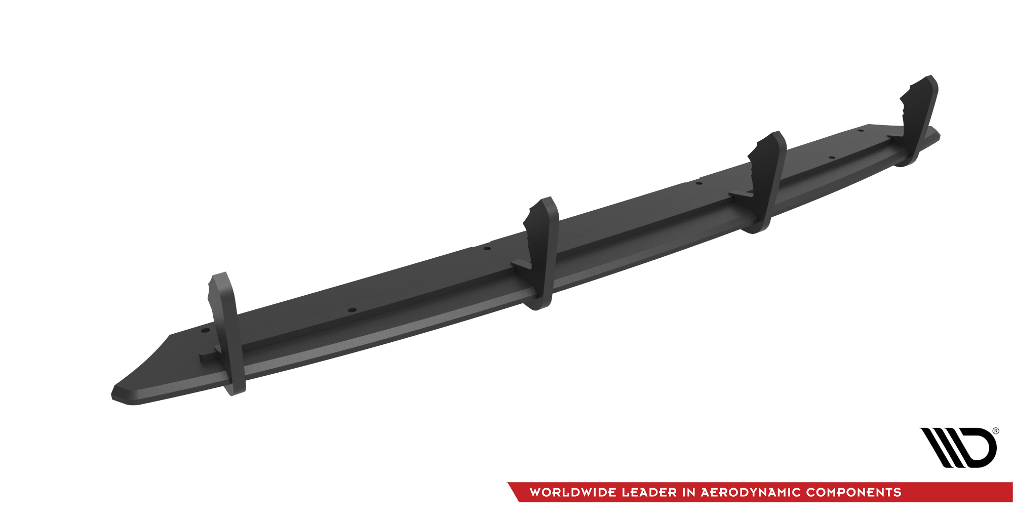 Street Pro Heckschürze Heck Ansatz Diffusor passend für Audi A6 C8 rot