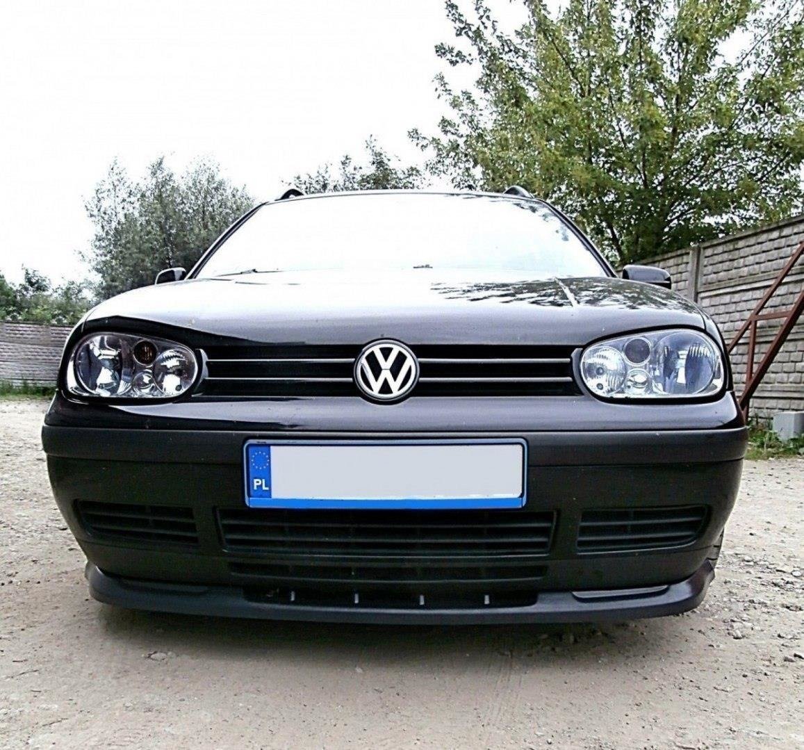 Street+ Spoilerlippe Front Ansatz passend für VW Golf 4 schwarz matt
