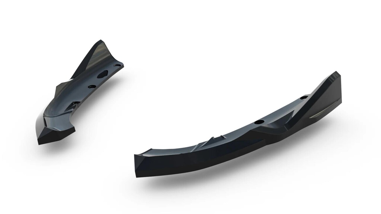 Diffusor Flaps passend für BMW X3 G01 schwarz Hochglanz