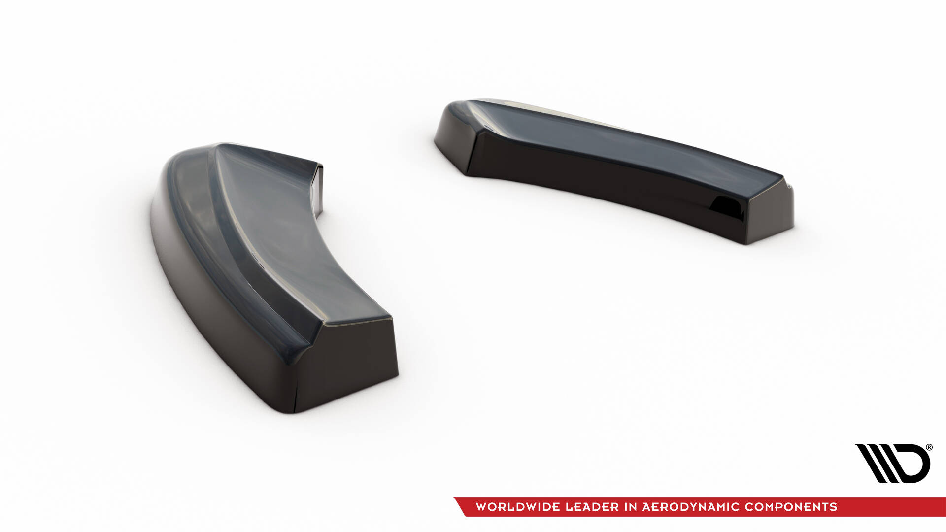 Heck Ansatz Flaps Diffusor für VW GOLF 7 GTI FACELIFT schwarz Hochglanz