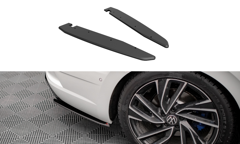 Street Pro Heck Ansatz Flaps passend für VW Arteon R rot