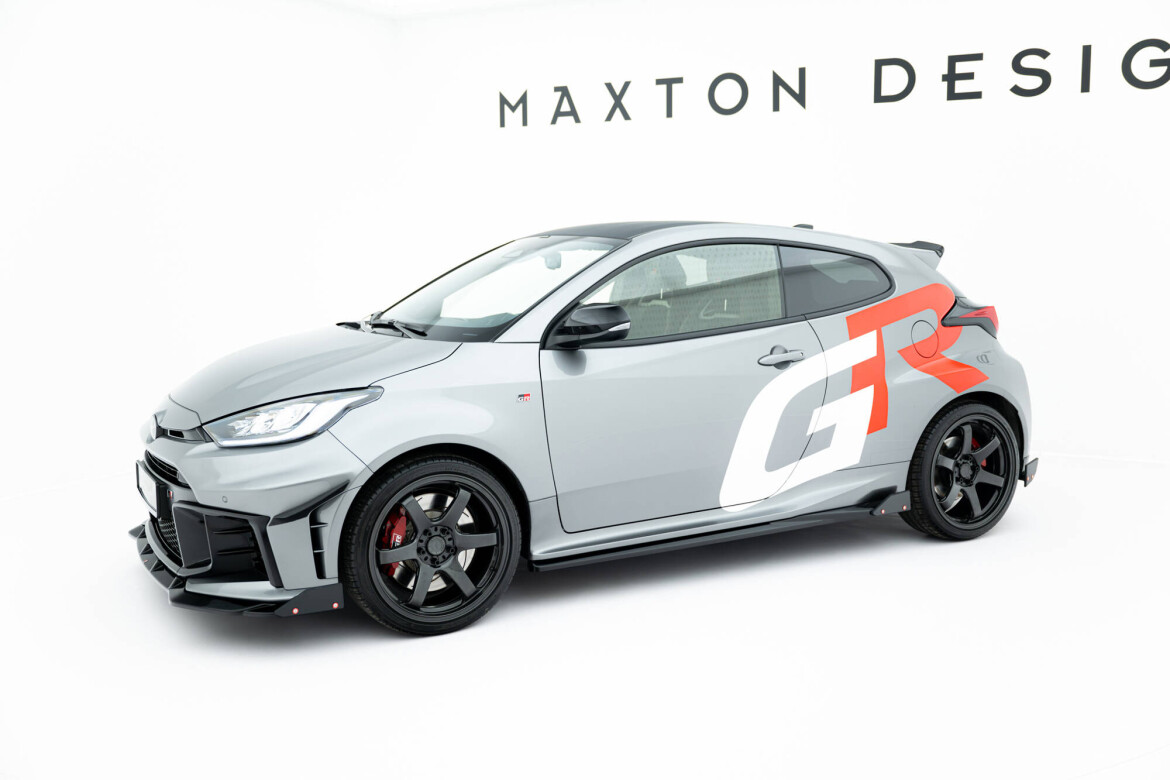 Seitenschweller Ansatz (Paar) + Flaps passend für Toyota GR Yaris Mk4 Facelift
