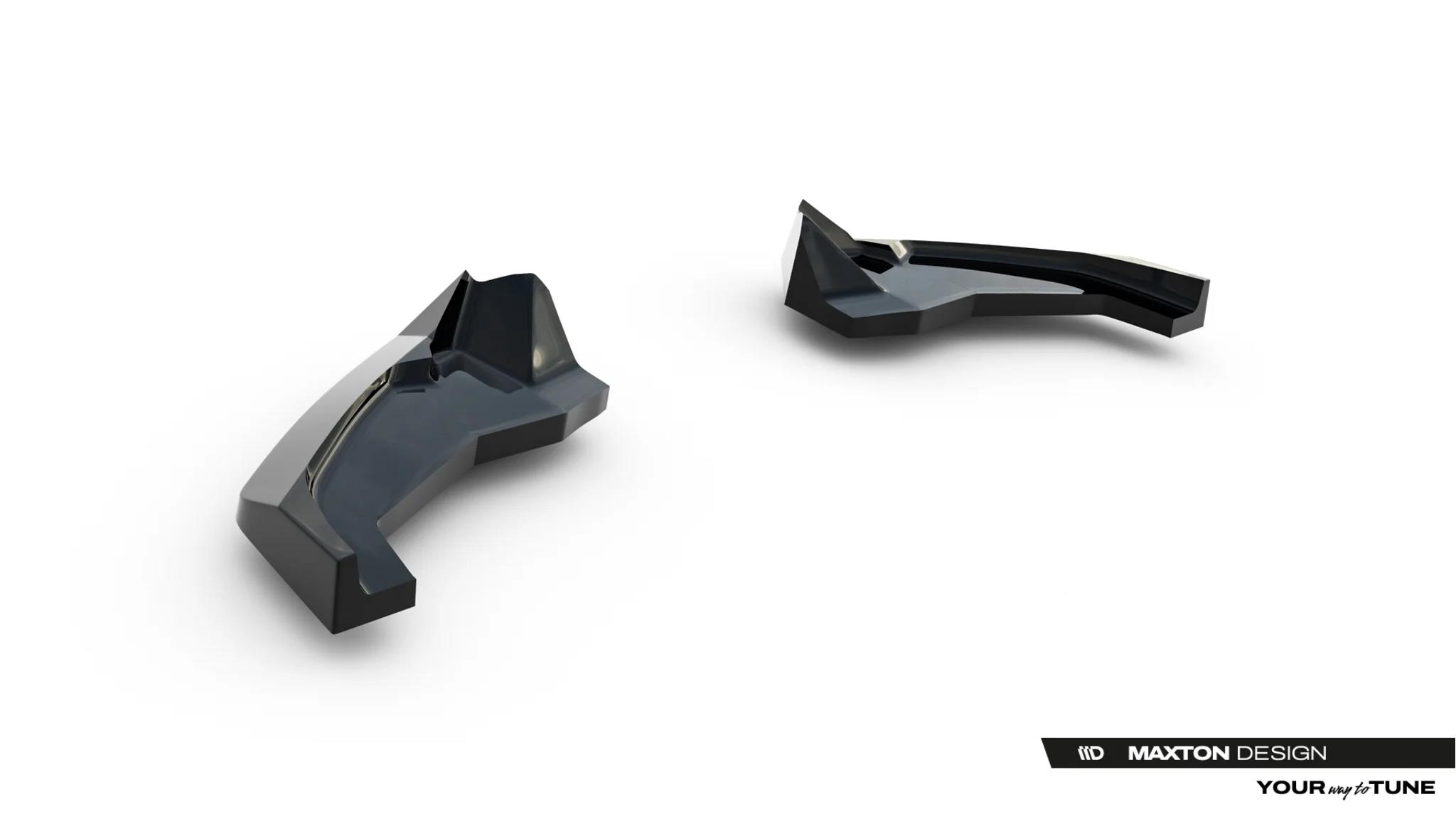 Diffusor Flaps V.3 passend für Toyota GR Yaris Mk4 Facelift schwarz Hochglanz