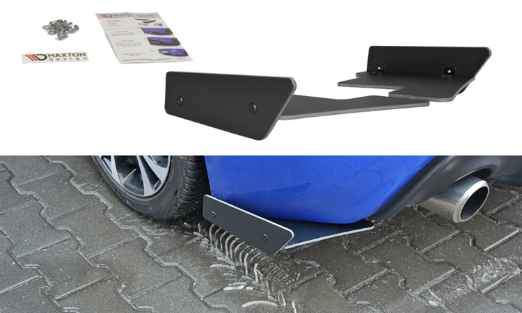 Racing Heck Ansatz Flaps Diffusor für L + R Subaru BRZ Mk1 / Mk1 Facelift