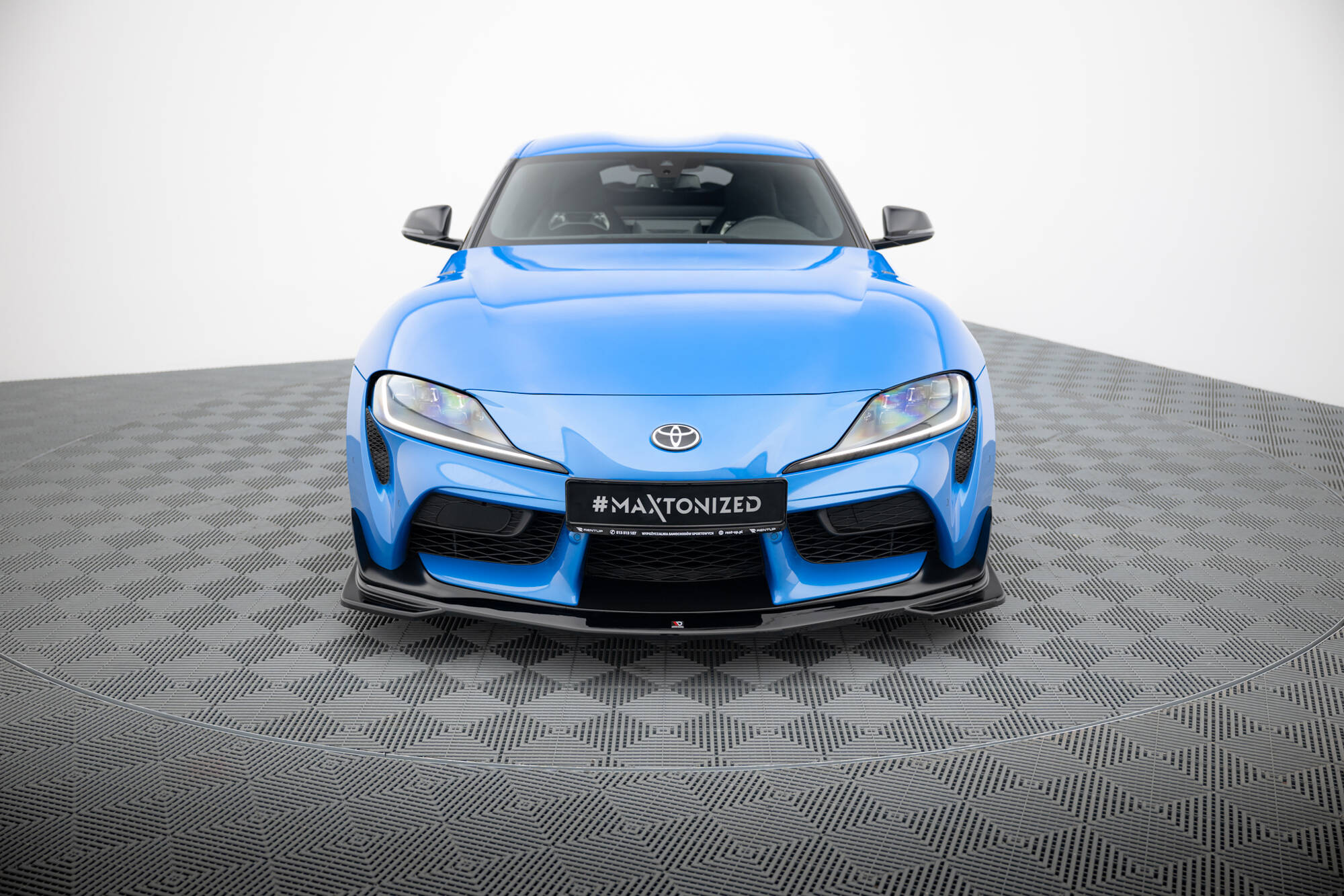 Front Ansatz V.1 für Toyota Supra Mk5 schwarz Hochglanz
