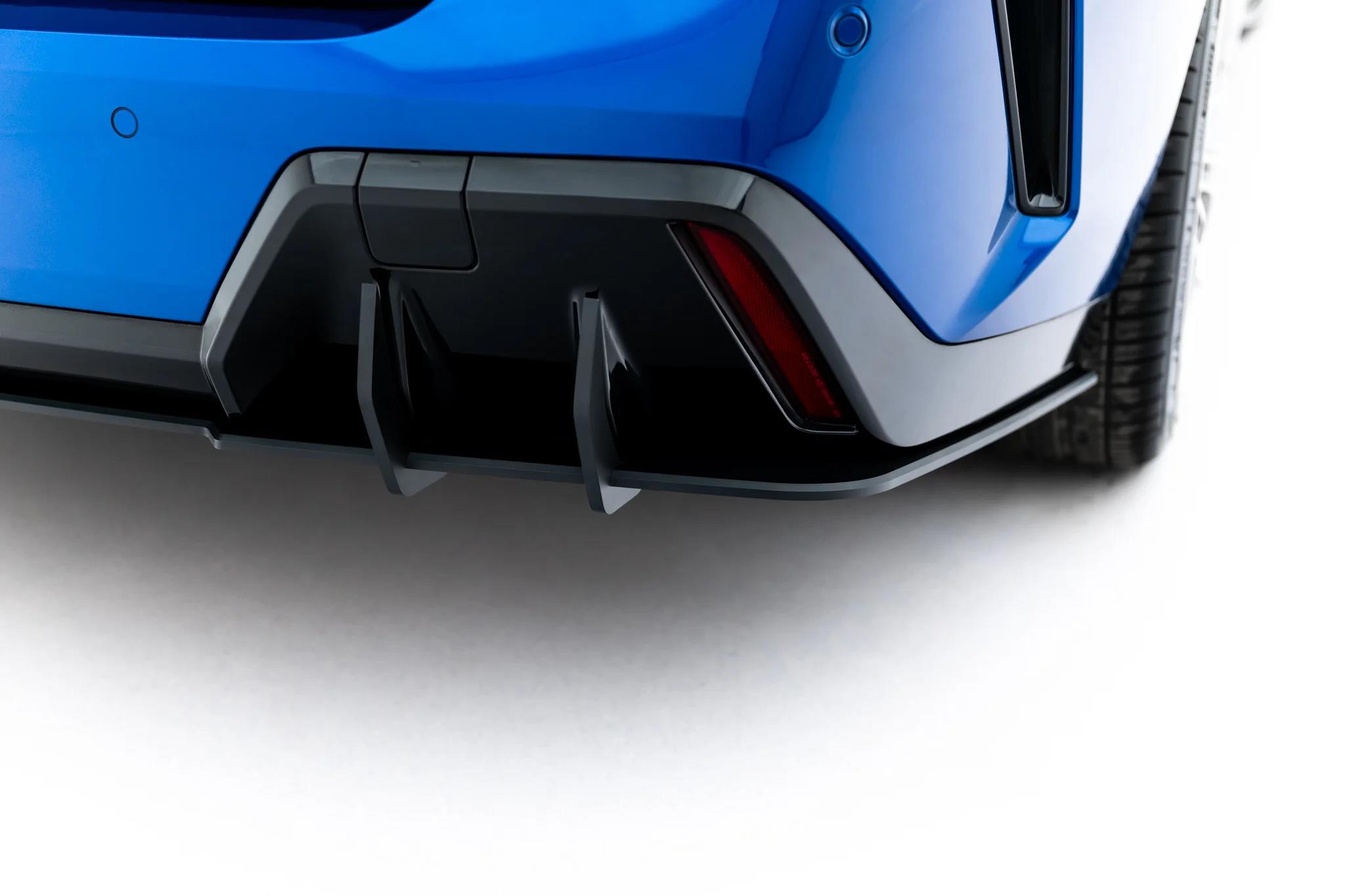 Heckansatz Diffusor passend für BMW 2 M-Paket Gran Coupe F74 schwarz matt