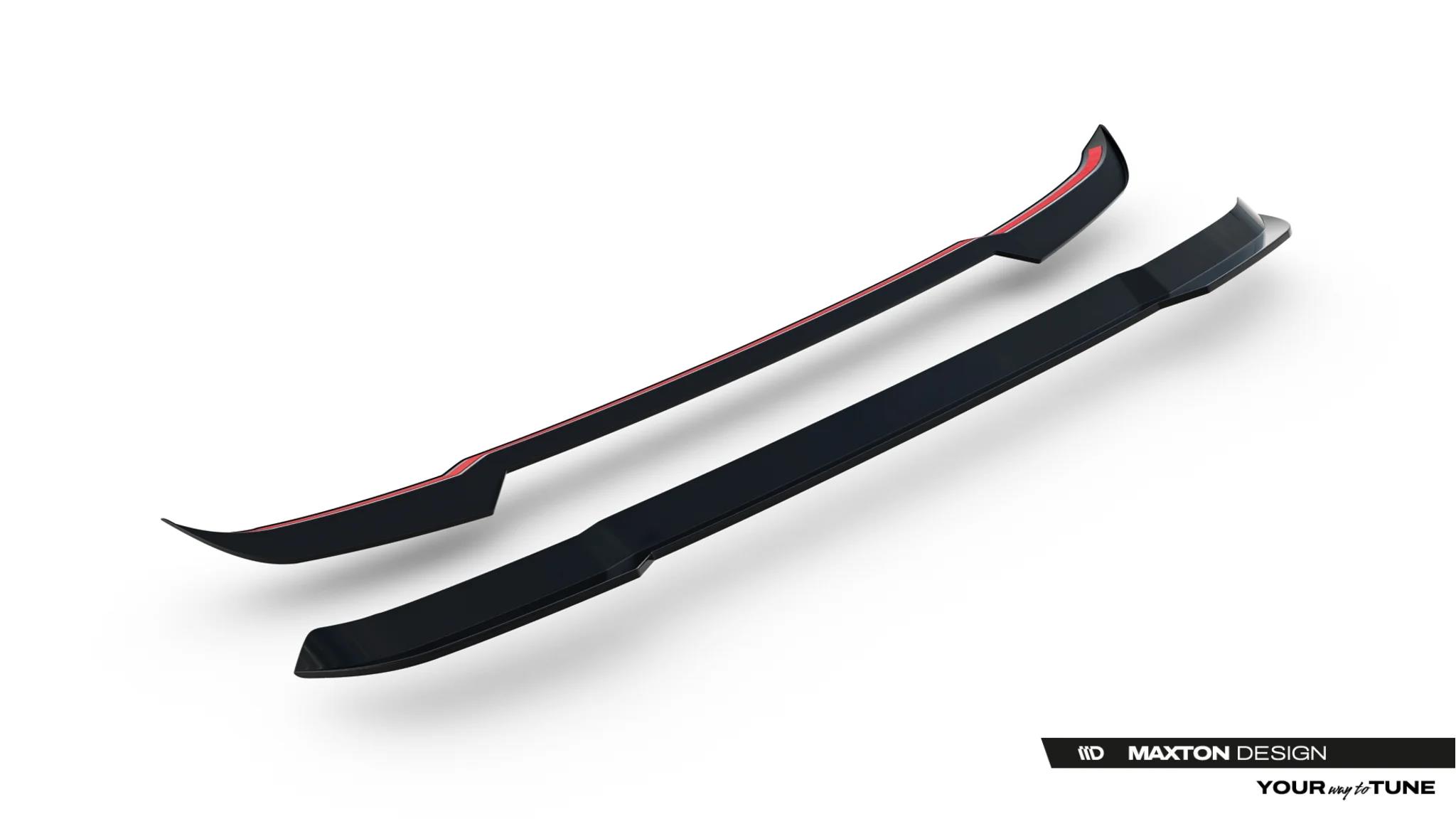 Heckspoiler Lippe Skoda Elroq RS Mk1 schwarz Hochglanz