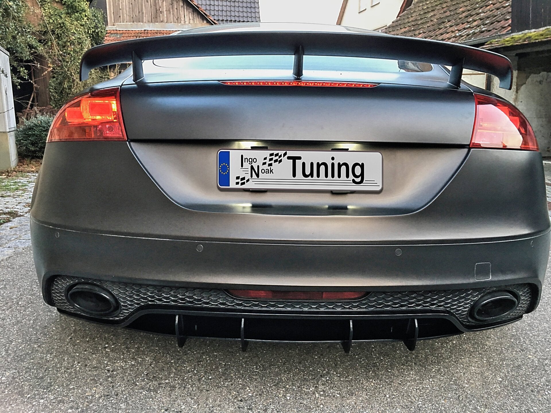 Bodykit für Audi TT RS 8J Bj.2009-2014 Schwarz Matt