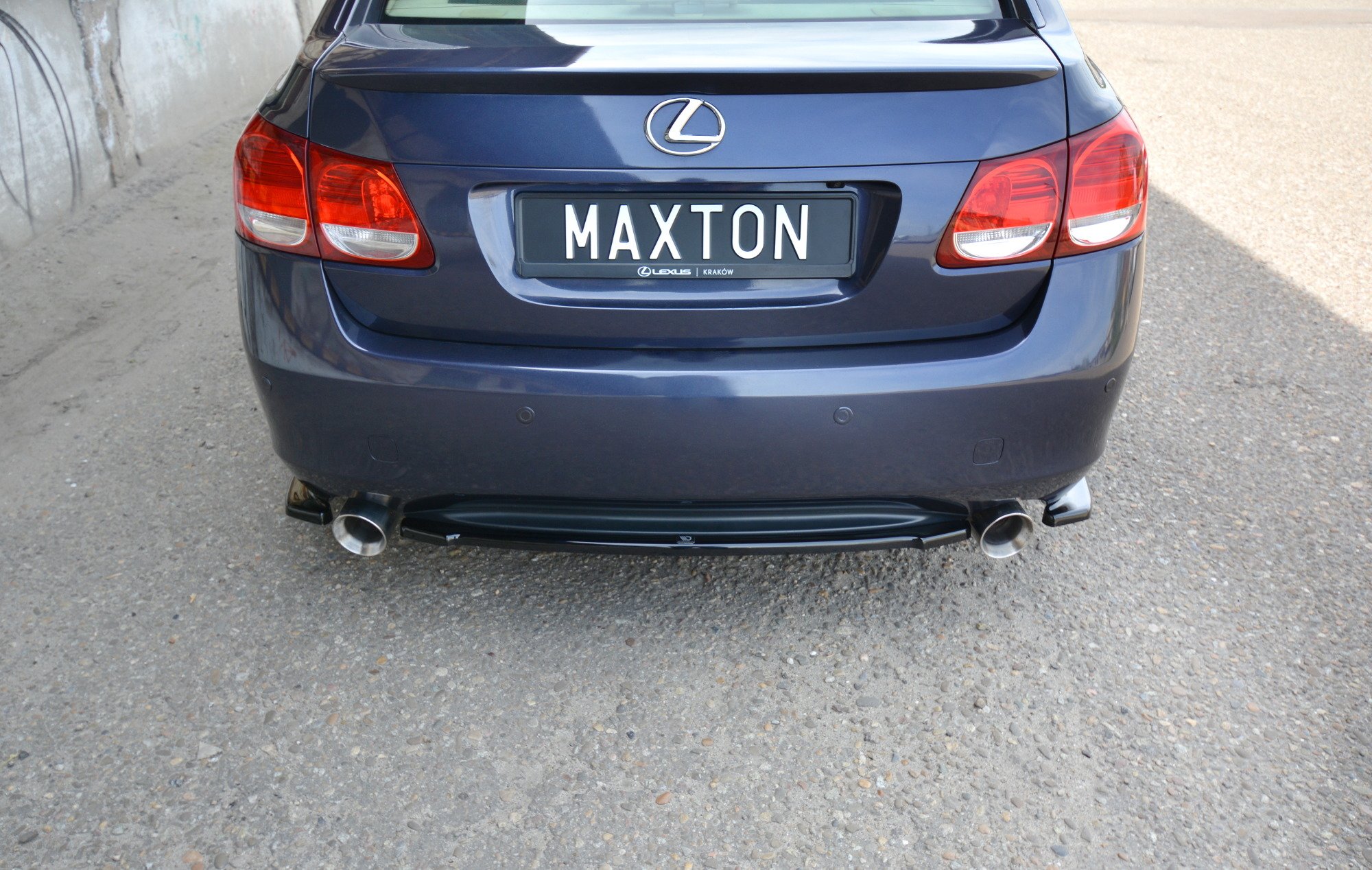 Heck Ansatz Flaps Diffusor für LEXUS GS MK.3 Carbon Look
