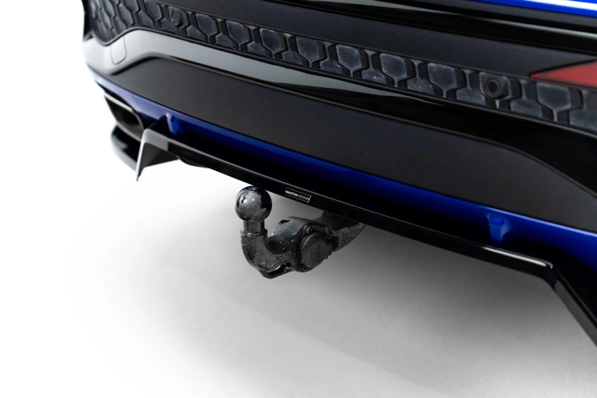 Diffusor RACE passend für Audi Q5 S-Line Sportback / SUV Mk3 schwarz Hochglanz