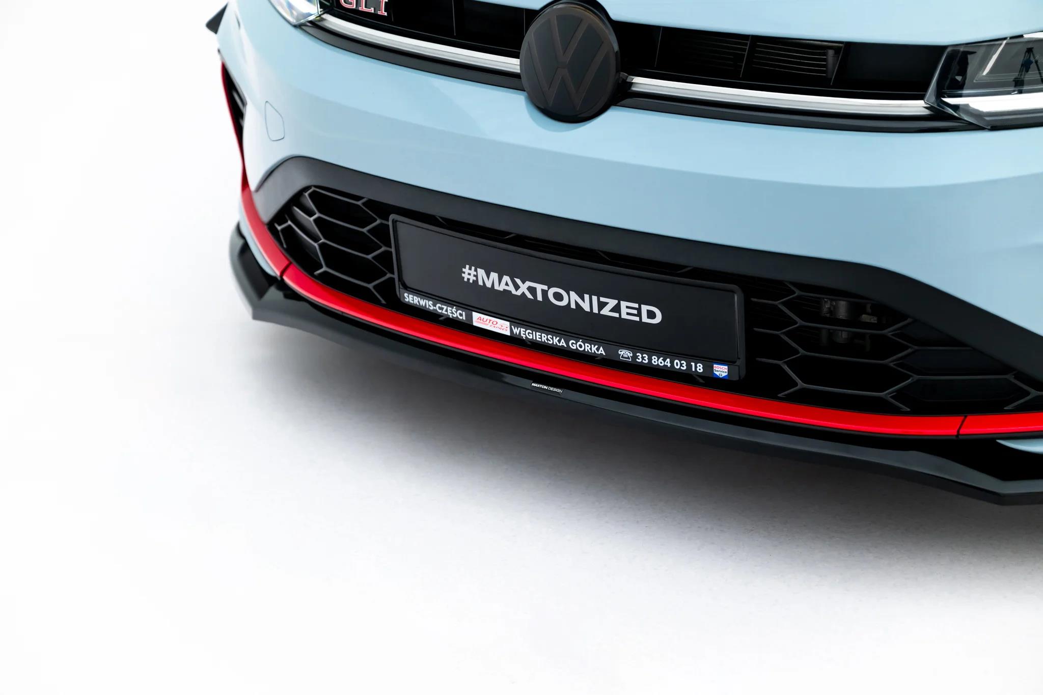 Frontlippe V.2 passend für VW Jetta GLI Mk7 Facelift 2 schwarz Hochglanz