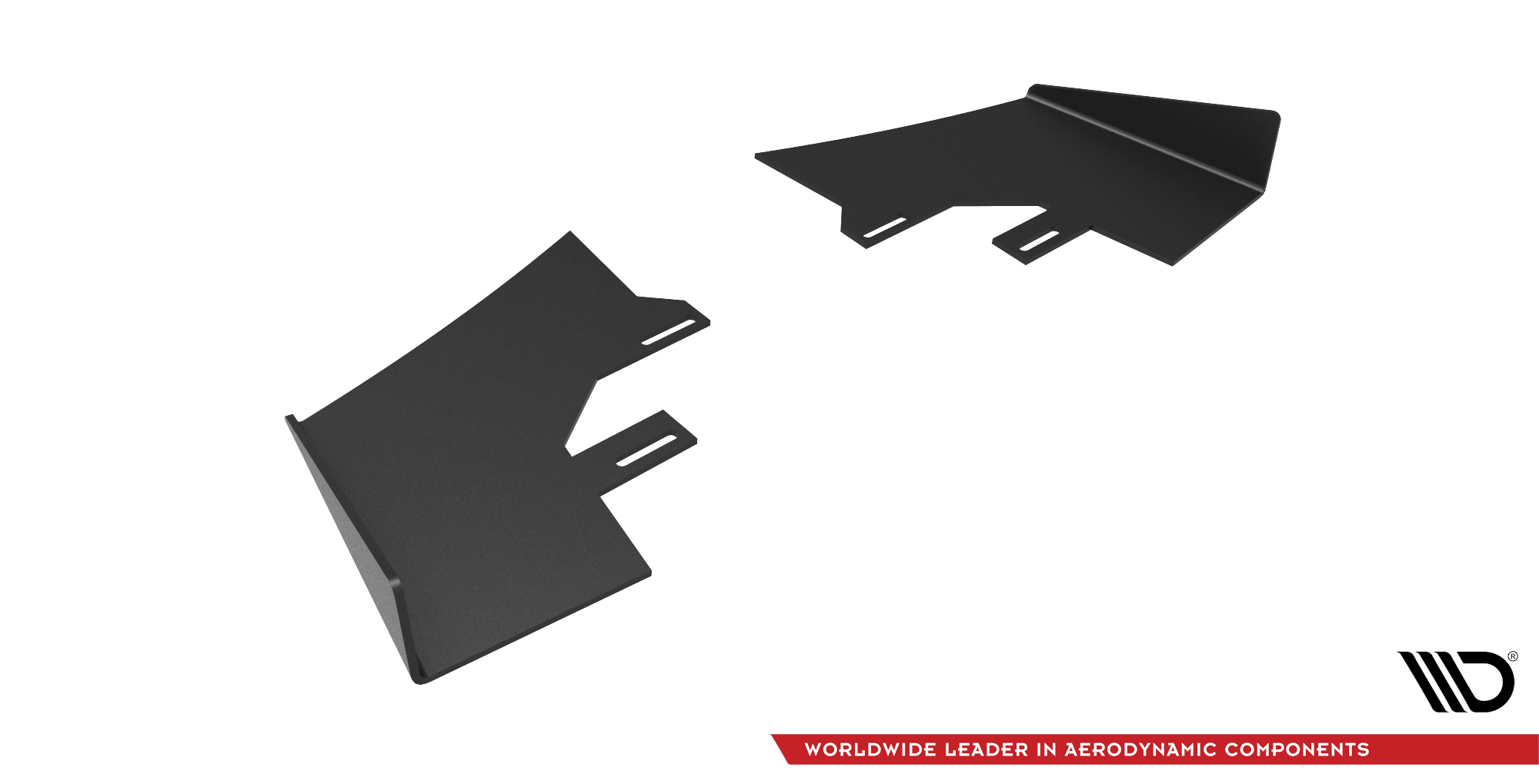 Hintere Seiten Flaps passend für Opel Astra GTC OPC-Line J schwarz Hochglanz