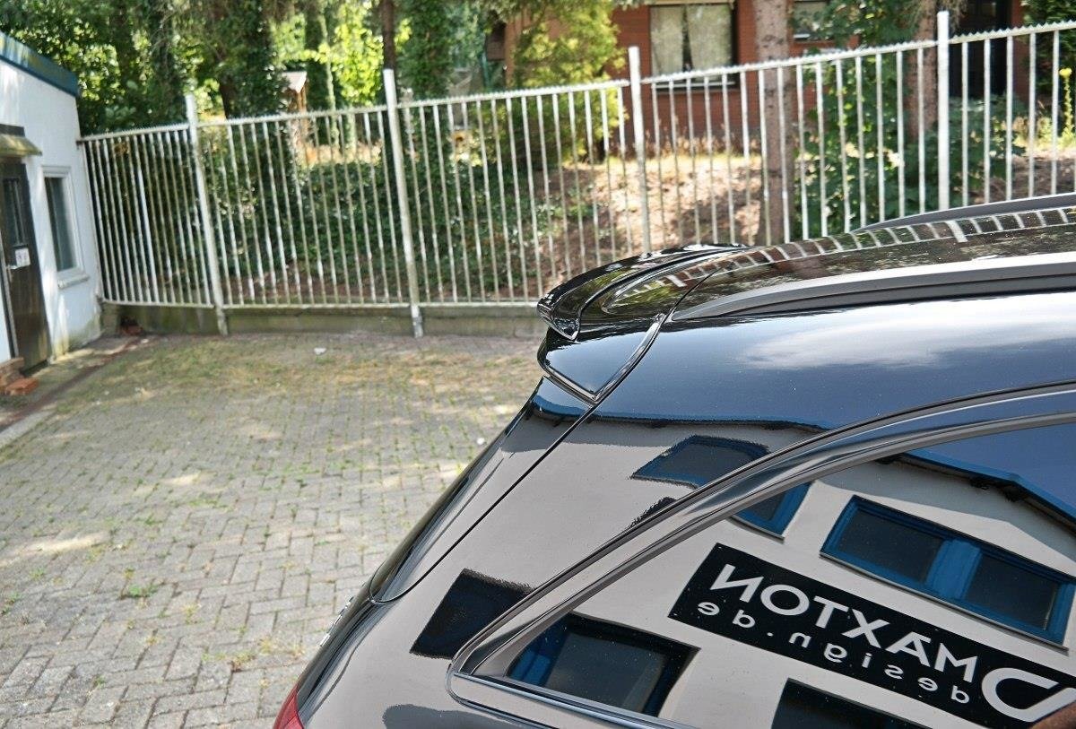 Heck Spoiler Aufsatz Abrisskante passend für Mercedes C-Klasse S205 63 AMG Kombi schwarz Hochglanz