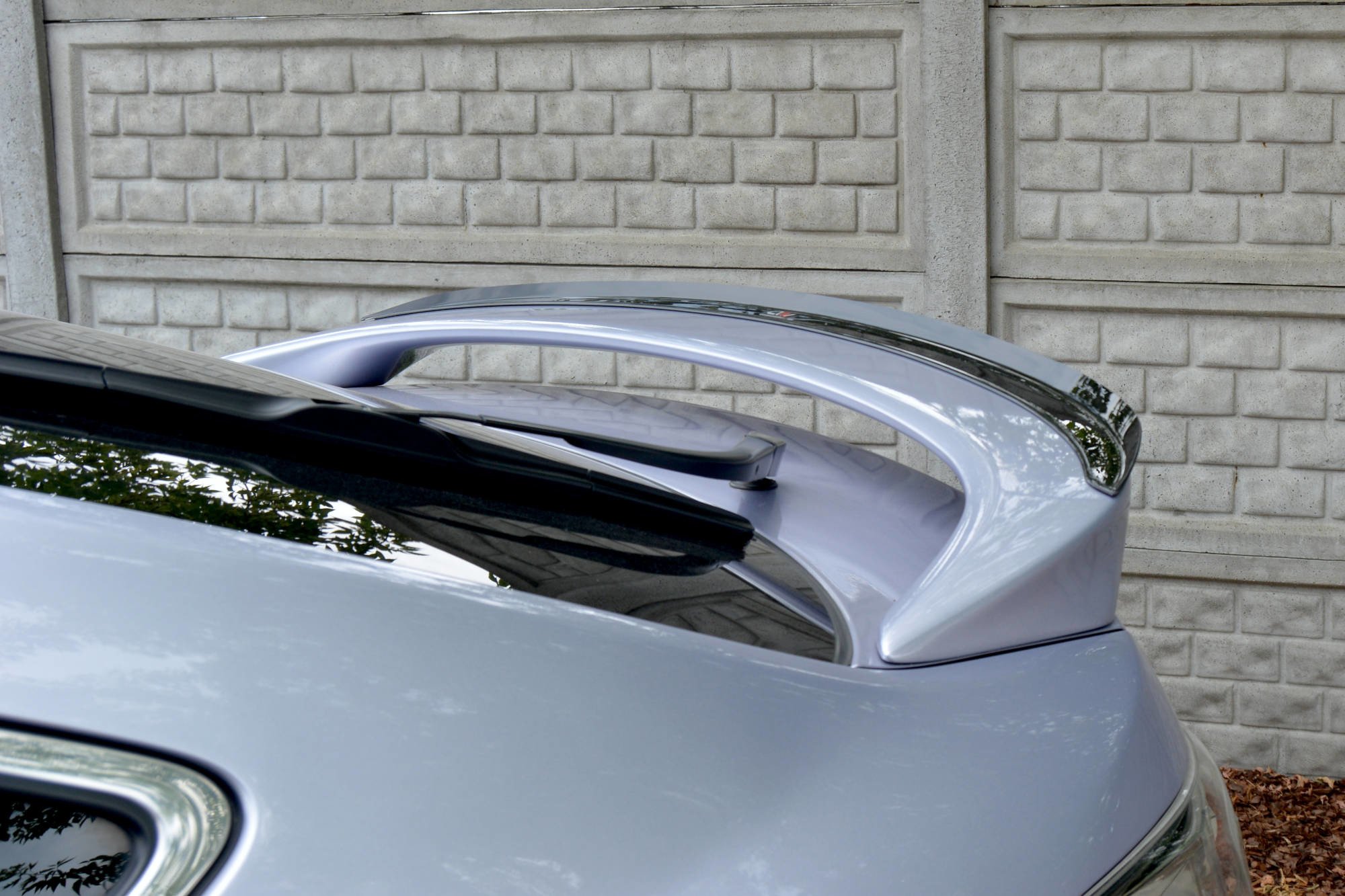 Spoiler CAP für MAZDA 6 MK2 SPORT HATCH GH-SERIES vor Facelift schwarz matt