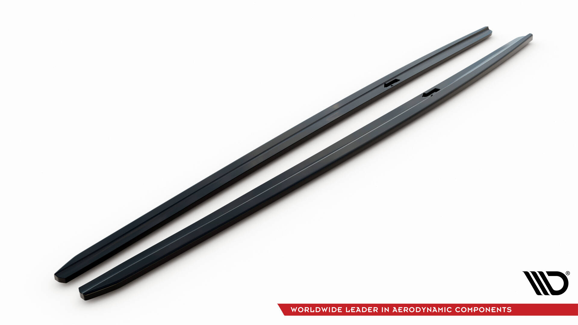 Street+ Seitenschweller Leisten V.2 passend für BMW 5er F10/F11 M-Paket / M5 schwarz Hochglanz
