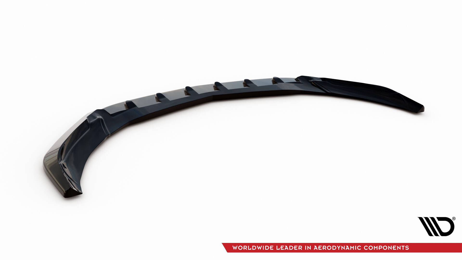 Street+ Spoilerlippe Front Ansatz V.1 passend für Mercedes A45 Aero W176 FL schwarz Hochglanz