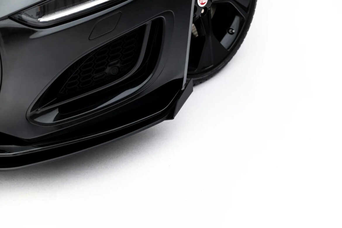 Front Stoßstange Flaps passend für Flaps Jaguar F-Type X152 Facelift 2 schwarz Hochglanz
