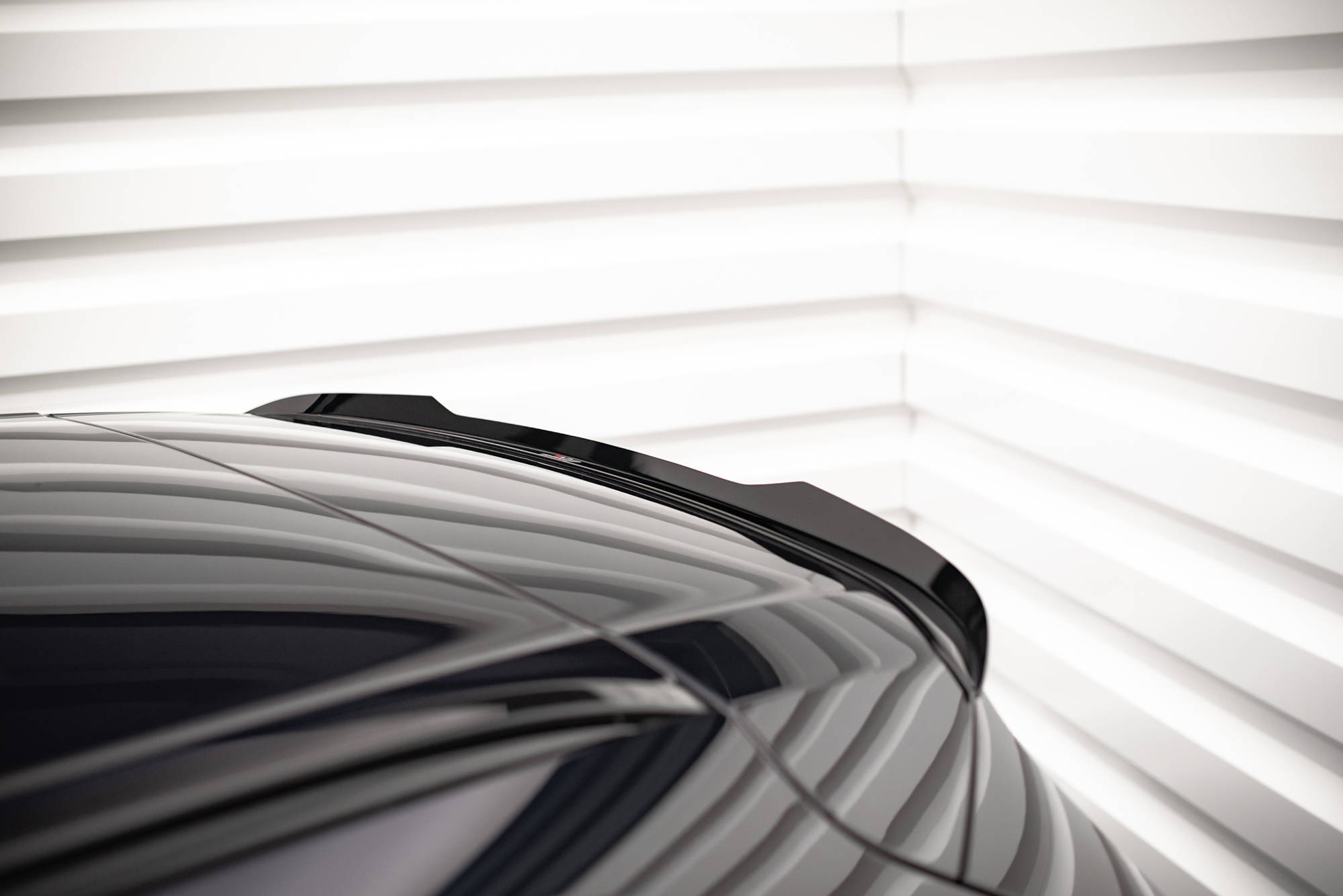 Heck Spoiler Aufsatz Abrisskante passend für BMW X5 M F85 schwarz Hochglanz