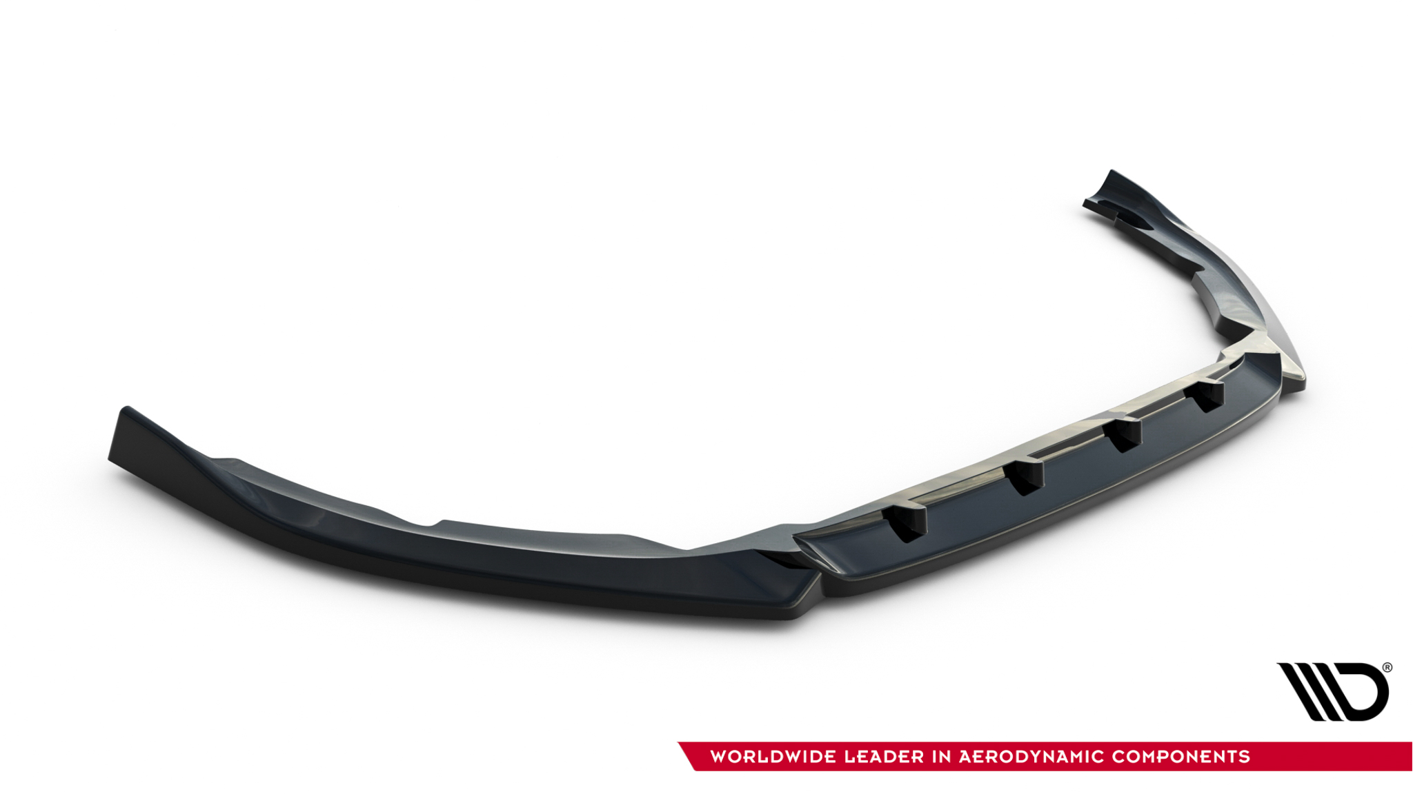 Street+ Spoilerlippe Front Ansatz passend für Peugeot Partner Mk3 schwarz Hochglanz
