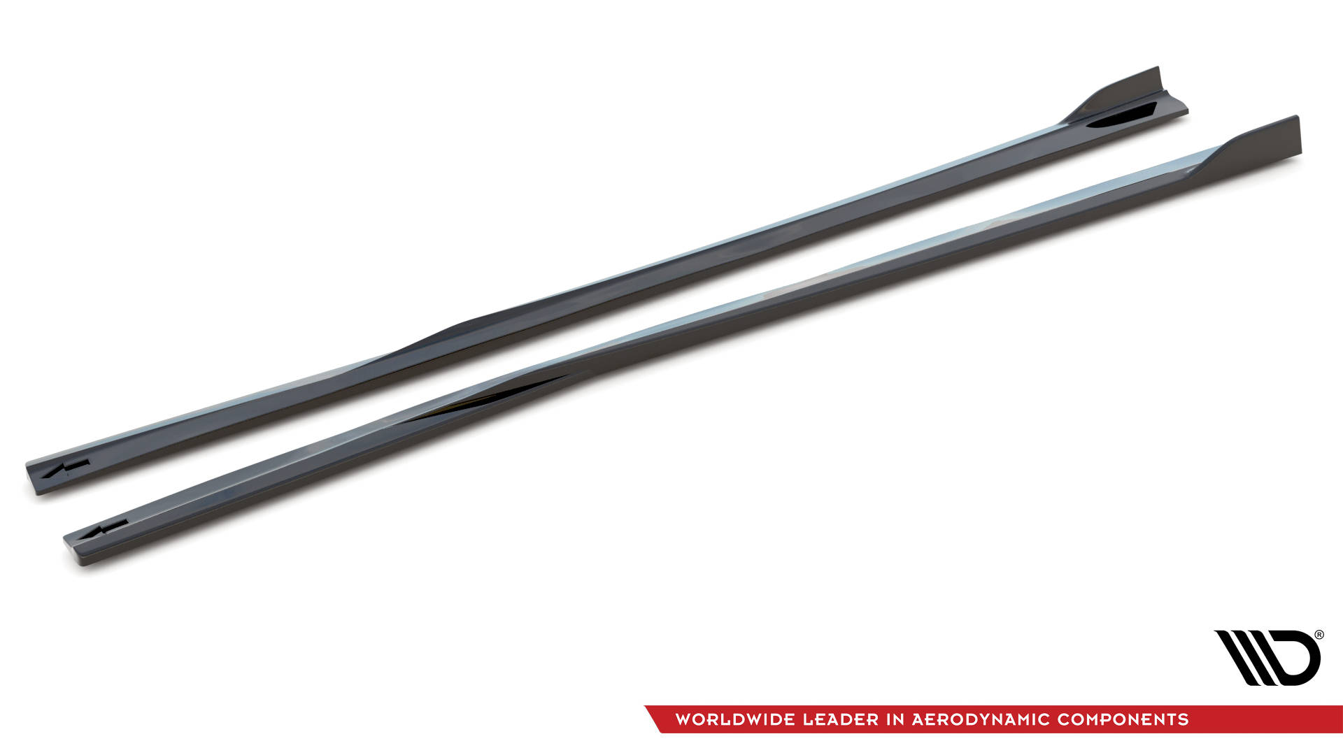 Street+ Seitenschweller Leisten passend für Dodge Charger SRT Mk7 FL schwarz Hochglanz