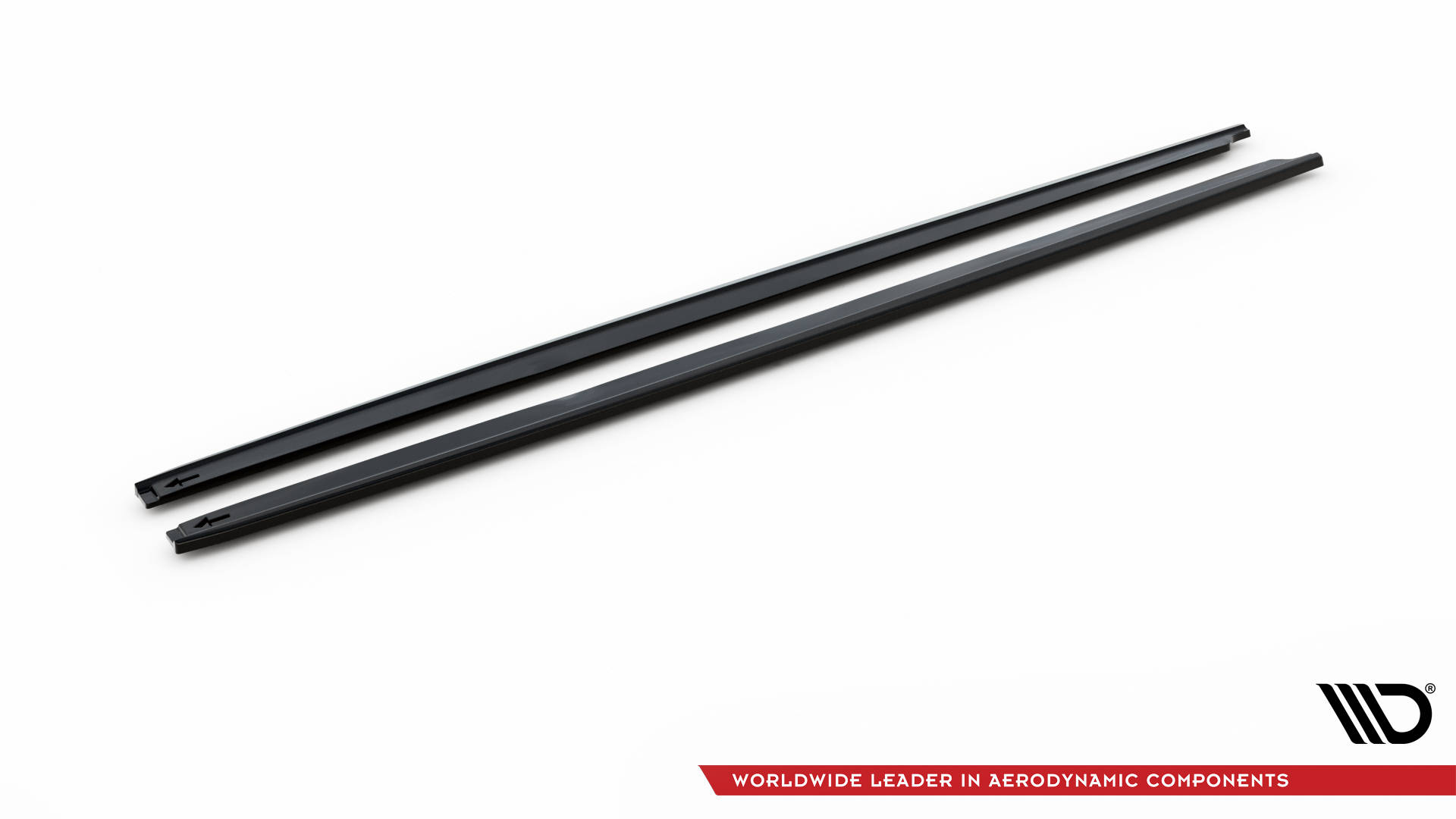 Street+ Seitenschweller Leisten V.2 passend für Toyota Yaris Mk4 schwarz Hochglanz
