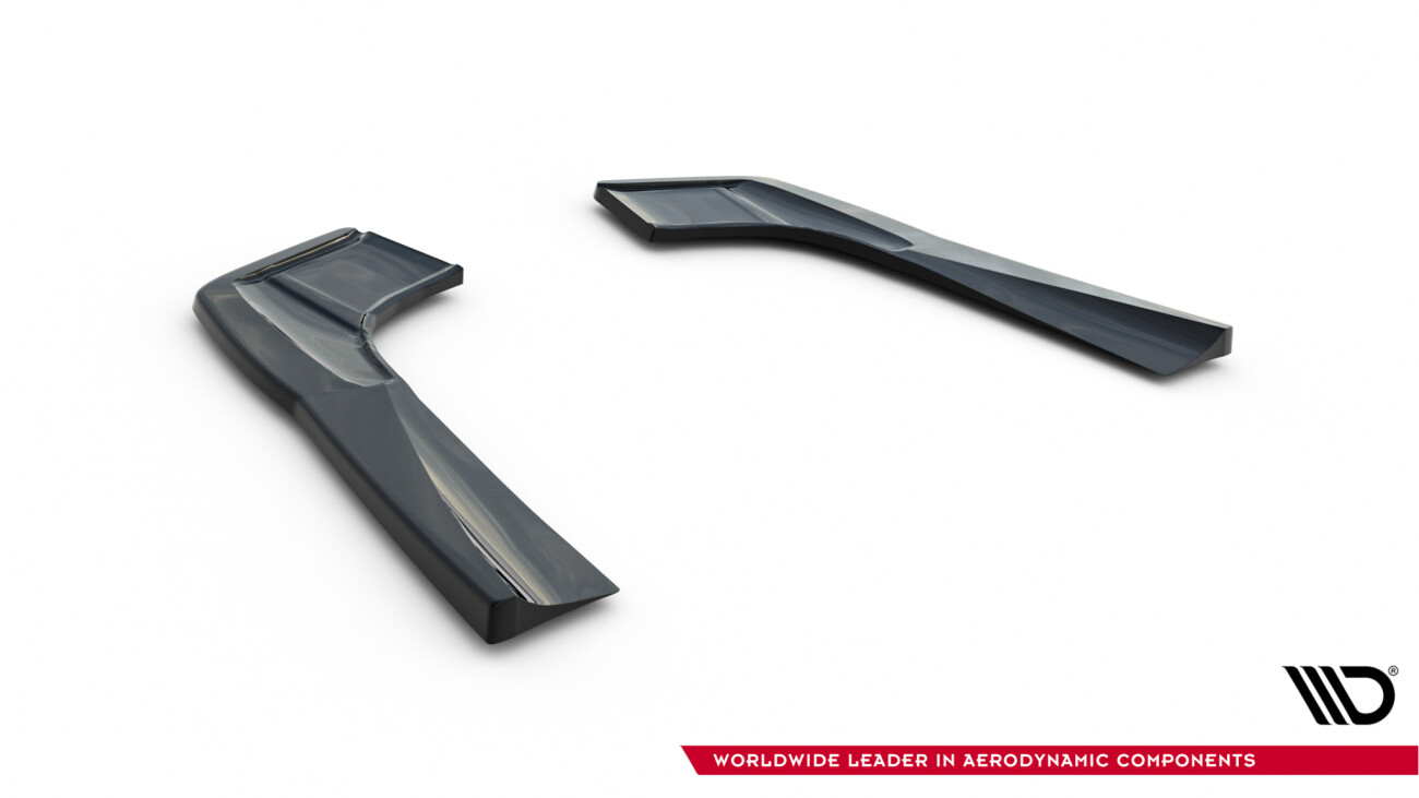 Diffusor Flaps passend für Mercedes-AMG CLA 45 Aero C118 Facelift schwarz Hochglanz