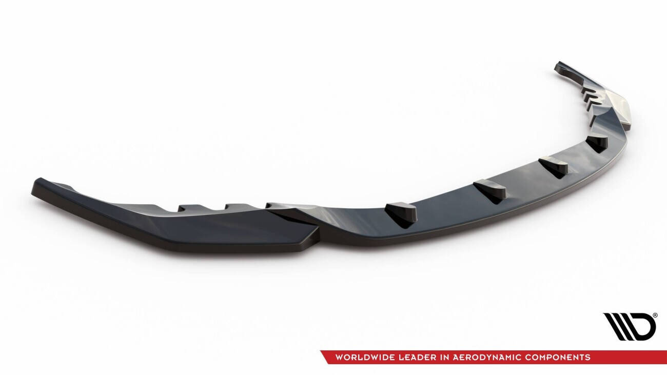 Street+ Spoilerlippe Front Ansatz V.2 passend für BMW M3 Limousine / Touring G80 / G81 schwarz Hochglanz