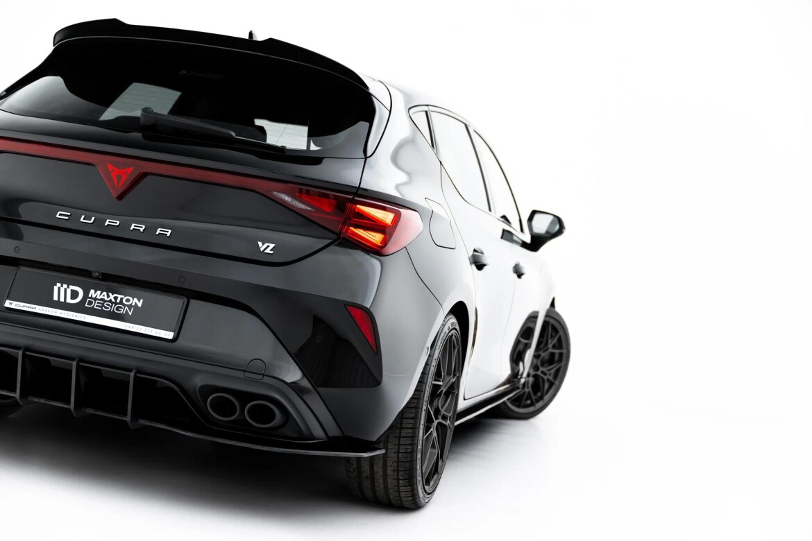 Street Pro Heckschürze passend für Cupra Leon Hatchback Mk1 Facelift schwarz matt