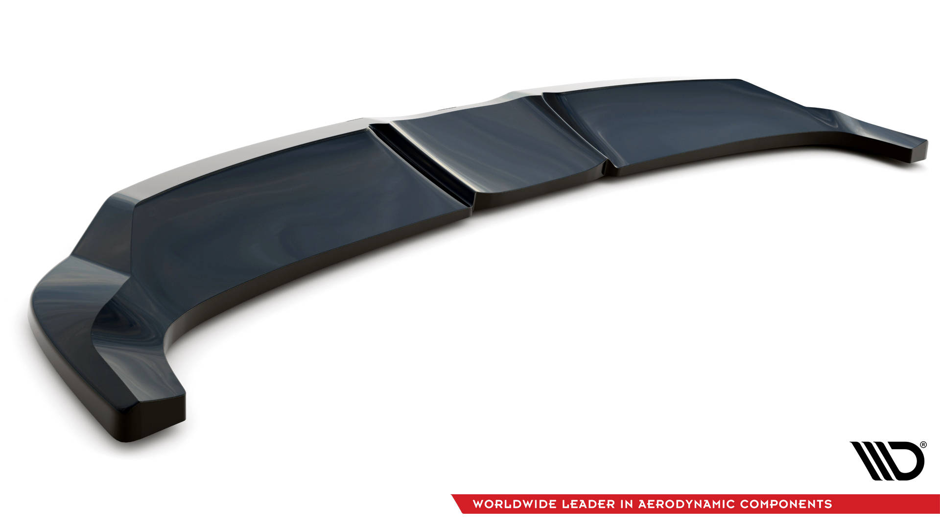 Street+ Mittlerer Diffusor RACE Heck Ansatz passend für Ford Mustang Mach-E Mk1 schwarz Hochglanz