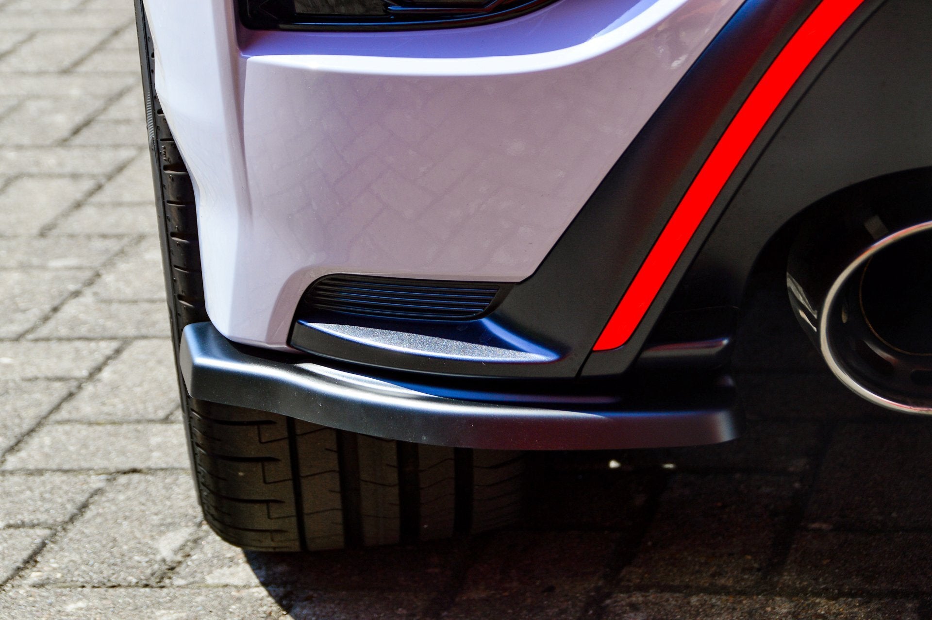 Heckansatz Seitenteile für Hyundai Kona N + N-Line Carbon Optik