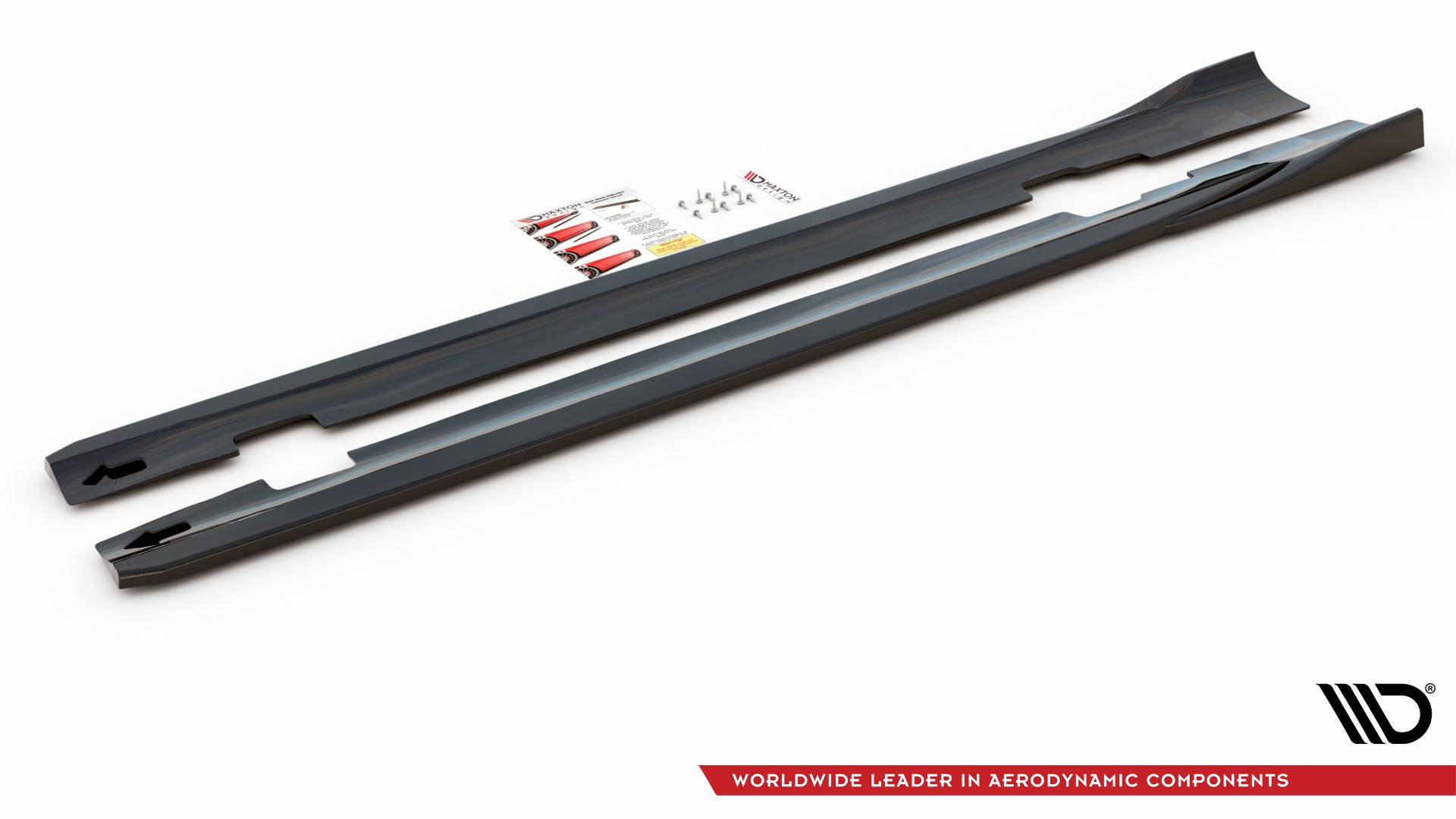 Seitenschweller Ansatz für Ford S-Max Mk2 Facelift schwarz Hochglanz