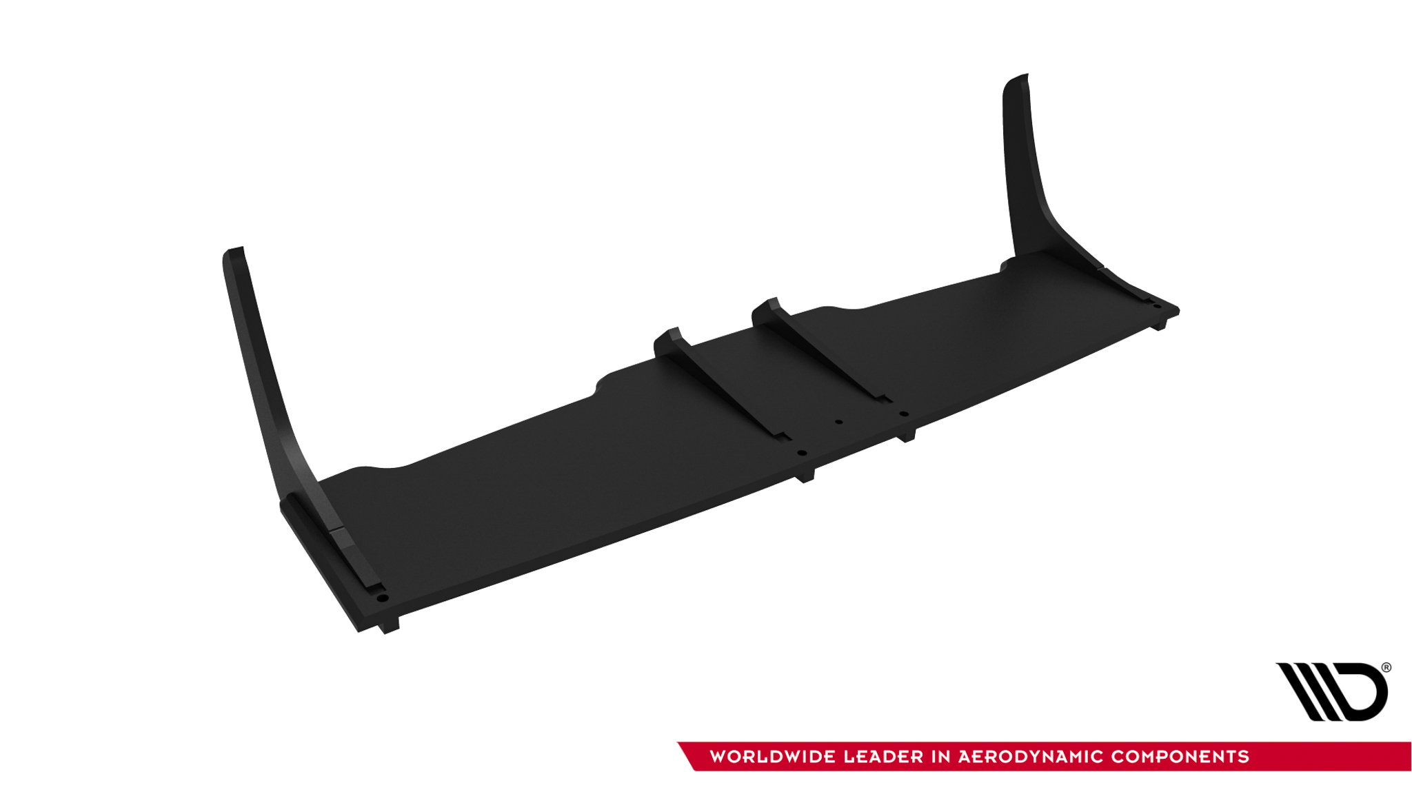 Heckansatz Diffusor passend für ABARTH 500 Mk1 schwarz matt