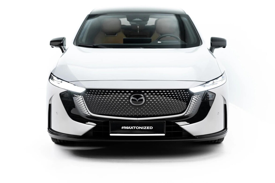 Frontlippe passend für Mazda 6e Mk1 schwarz Hochglanz