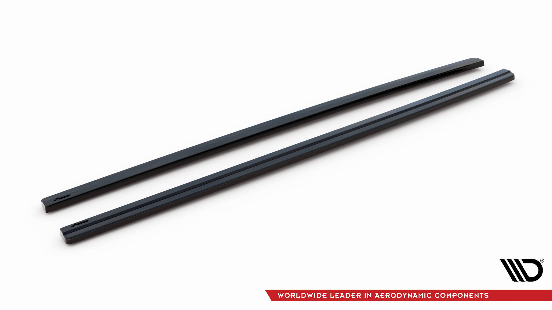 Street+ Seitenschweller Leisten passend für VW Golf GTI Mk7 / Mk7 FL breit schwarz Hochglanz