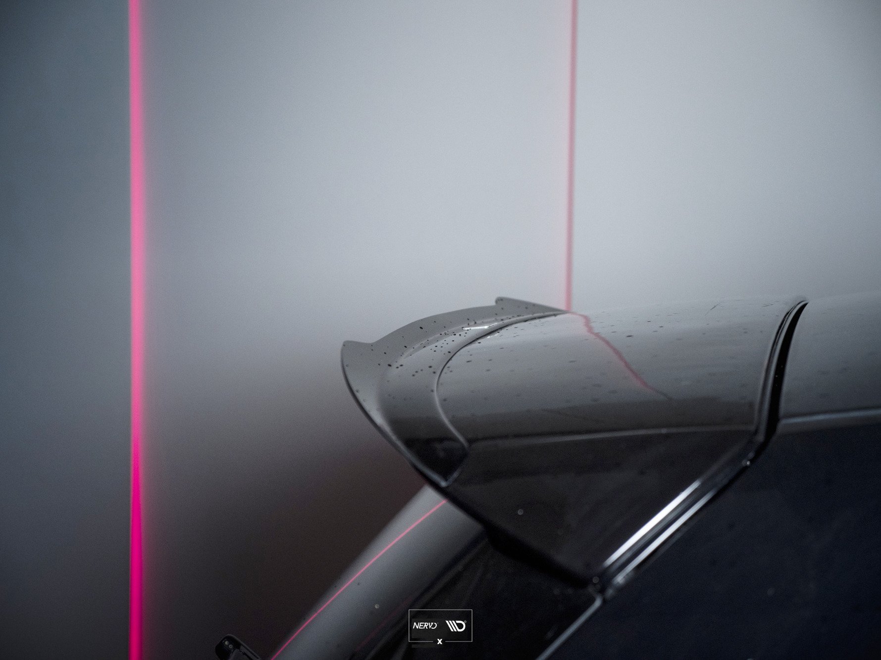 Spoiler CAP für BMW 1er E81/ E87 FACELIFT AERO SPOILER schwarz Hochglanz