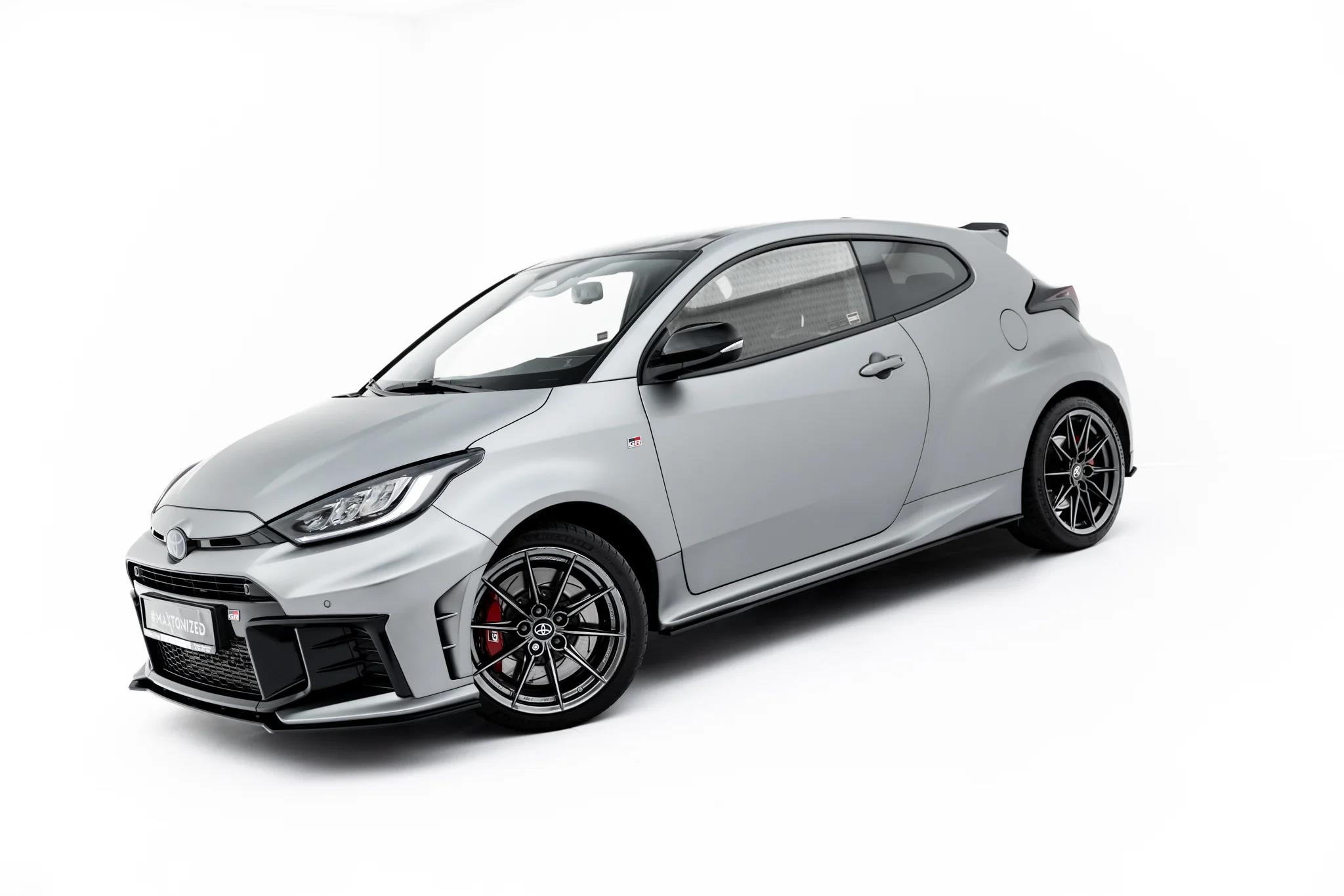 Seitenschweller Ansatz Paar passend für Toyota GR Yaris Mk4 Facelift schwarz matt
