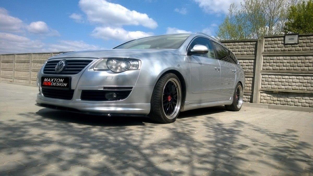 Front Ansatz für VW PASSAT B6 R-LINE schwarz Hochglanz