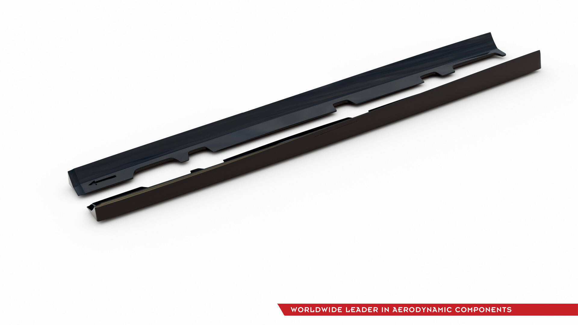 Seitenschweller Ansatz V.2 für Ford Fiesta Mk8 ST / ST-Line schwarz Hochglanz