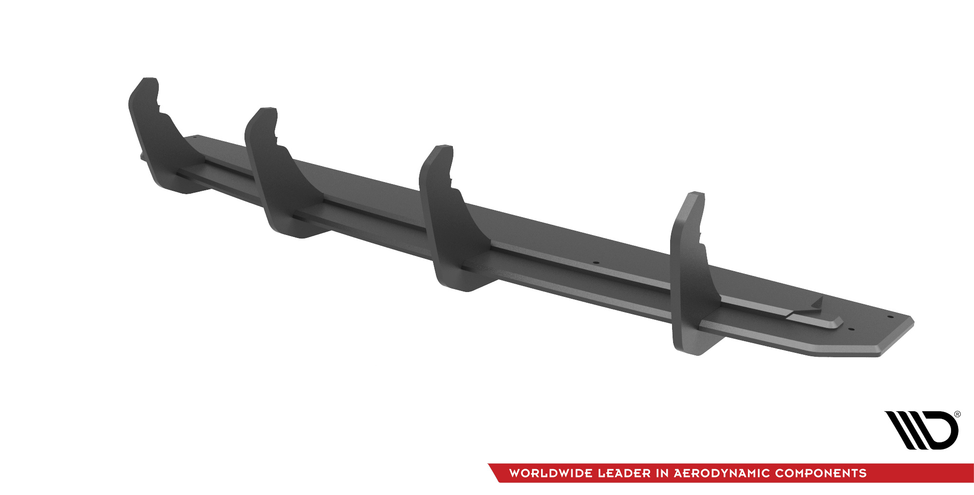 Street Pro Heckschürze Heck Ansatz Diffusor passend für Audi SQ8 / Q8 S-Line Mk1 rot