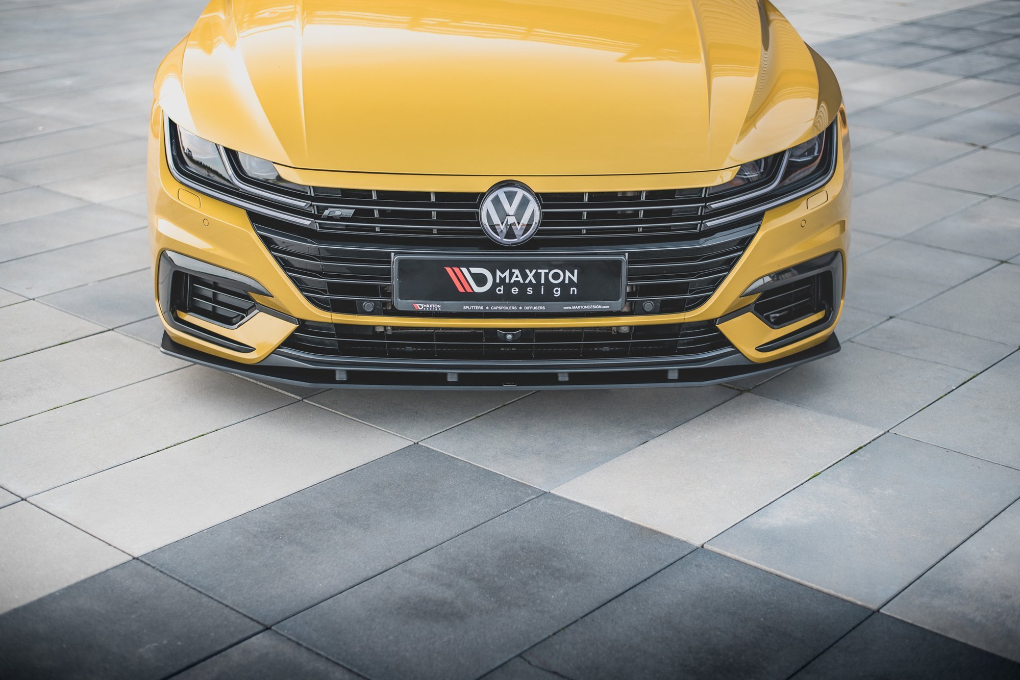 Street Pro Spoilerlippe Front Ansatz passend für VW Arteon R-Line Limousine / Shooting Brake Mk1