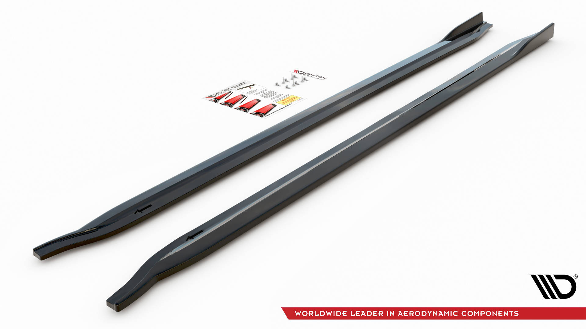 Street+ Seitenschweller Leisten V.2 passend für BMW M3 Limousine / Touring G80 / G81 schwarz Hochglanz