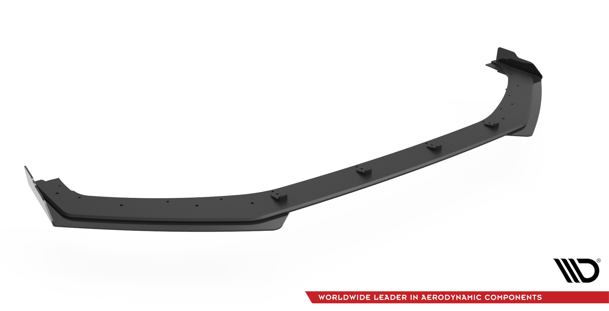 Street Pro Spoilerlippe Front Ansatz + Flaps V.1 passend für Hyundai I20 N Mk3 schwarz Hochglanz