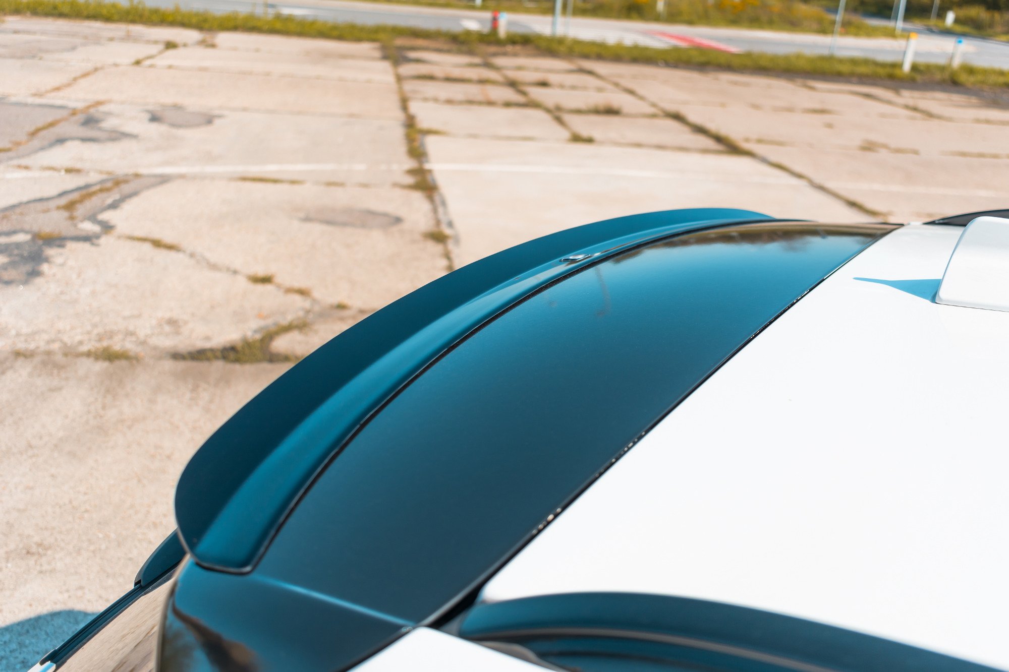 Spoiler CAP für BMW X3 M-Paket F25 Facelift schwarz Hochglanz
